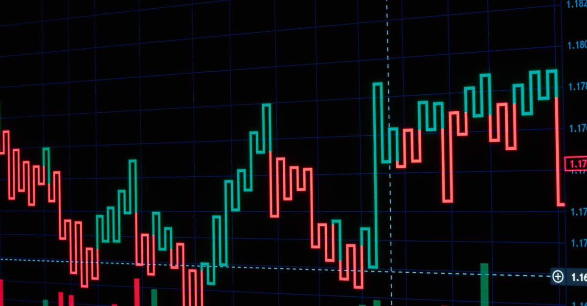 Vibrant stock market graph showcasing forex trends and analytics.